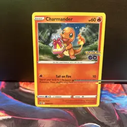 Pokemon Go TCG Charmander SWSH232 Holo Black Star Promo NM - Image 1