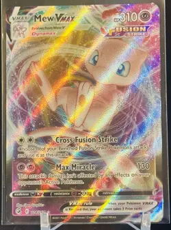 Pokemon TCG Mew VMAX 114/264 Swsh08: Fusion Strike Holo Ultra Rare - Image 1
