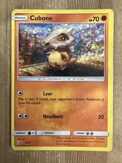 Cubone - 7/12 - McDonald's Promo 2018 DMG, English Pokemon Pokemon Promos #2 - Image 1