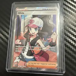 Hilda 164/086 - Ultra Rare Full Art Holo Trainer White Flare Pokemon English NM - Image 1