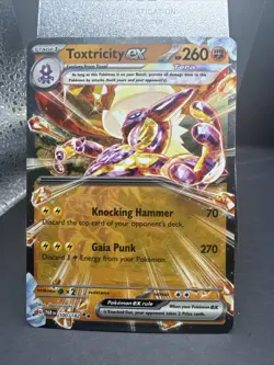 Toxtricity ex 100/182 Ultra Rare Paradox Rift Pokemon TCG NM - Image 1