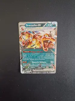 Carte Pokemon Dracaufeu EX 125/197 EV03 Flammes Obsidiennes Francaise - Image 1