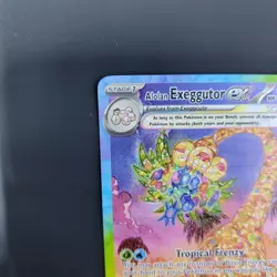 Pokemon TCG Alolan Exeggutor Ex 242/191 SIR Surging Sparks NM - Image 4