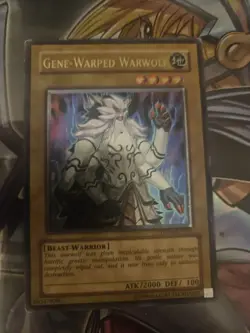 Classic ULTIMATE RARE Yu-Gi-Oh! Card - Gene-Warped Warwolf (STON-EN001) - Image 1