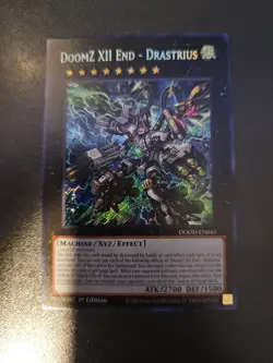 DoomZ XII End - Drastrius Secret Rare DOOD-EN045 NM 1st Ed Yu-Gi-Oh! - Image 1