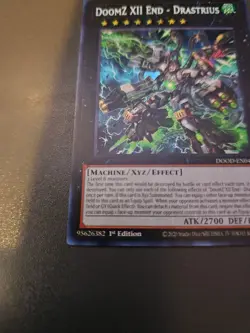 DoomZ XII End - Drastrius Secret Rare DOOD-EN045 NM 1st Ed Yu-Gi-Oh! - Image 3