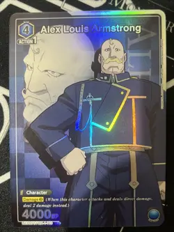 Union Arena FMA! Alex Louis Armstrong FMA-1-110 R Alt Art NM/Mint - English Foil - Image 1