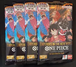 One Piece CCG - 31x Sealed Booster Card Pack OP06 07 08 09 OP10 OP13 OP14 PRB02+ - Image 5