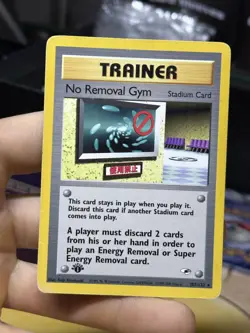 1st Edition No Removal Gym 103/132 Gym Heroes 2000 Rare WOTC Pokemon Card TCG - Image 3