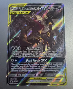 Umbreon & Darkrai GX SM241 full art promo card - Image 1