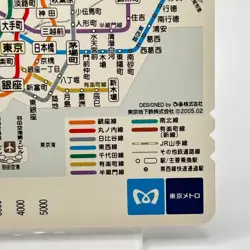 Metro Card Collection Subway Map Tokyo Japanese Japan Rare Popularity 2005 F/S - Image 5