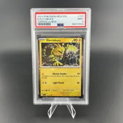 Electabuzz - (Cosmos Holo) 125/165 Miscellaneous Cards & Products Holo PSA 9 - Image 1