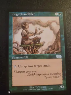 Argothian Elder The List Reprints Mystery Green Elf MTG Magic Uncommon LP/NM - Image 1