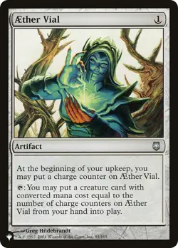 MTG Aether Vial - 91/165 / English / Moderately Played - Image 1