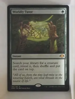 Worldly Tutor 185/261 Dominaria Remastered Rare NM MTG 2023 - Image 1