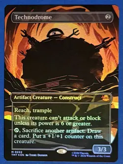 Technodrome (Borderless) Teenage Mutant Ninja Turtles Foil #222 - Image 1