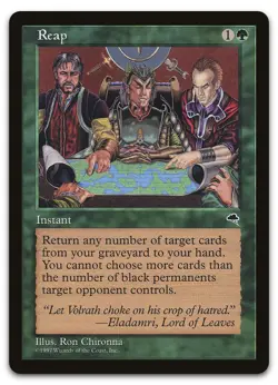 Reap #247 (LP) Tempest TMP Magic MTG - Image 1