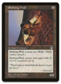 Shifting Wall (LP) Stronghold STH Magic MTG - Image 1