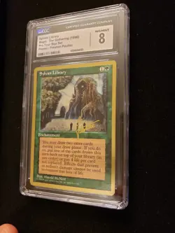 Sylvan Library from pro tour box set Lestree CGC 8 NM/M MTG Magic not psa/bgs - Image 4