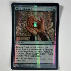Magic: The Gathering Foil Mox Diamond Artifact From the Vault: Relics - Image 1