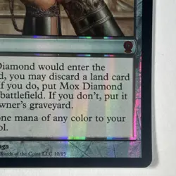 Magic: The Gathering Foil Mox Diamond Artifact From the Vault: Relics - Image 2