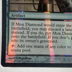 Magic: The Gathering Foil Mox Diamond Artifact From the Vault: Relics - Image 3