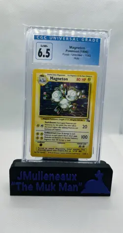 1999 Pokemon Magneton Holo Fossil CGC 6.5 - Image 1