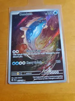 Pokemon Dondozo Illustration Rare Full Art Holo 160 HP Scarlet & Violet 207/198 - Image 1