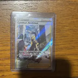 Cynthia's Ambition GG60/GG70 Crown Zenith: Galarian Gallery Holo Trainer Pokemon - Image 3