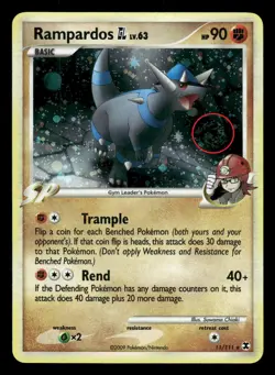 Rampardos GL 11/111 Rising Rivals RR Holo MP Swirl - Image 4