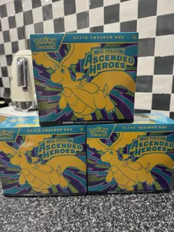 3x Pokemon Ascended Heroes ETB Elite Trainer Box NEW SEALED ✅ FREE SHIPPING ✅ - Image 1