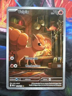 2025 Pokemon TCG Mega Evolution 138/132 Vulpix IR Illustration Rare - Image 1
