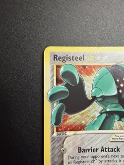 Pokemon Registeel Gold Star 92/92 EX Legend Maker Holo Ultra Rare 2006 - Image 2