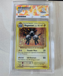 Magneton 38/108 Holo Pokemon 2016 Evolutions ACE Graded 8 NM-MT - Image 1
