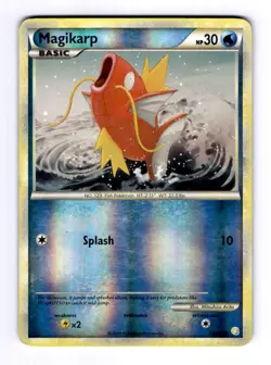 Magikarp HeartGold SoulSilver #72 (2010) Common Reverse Holo LP Pokemon - Image 1
