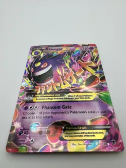 2014 Mega Gengar EX 35/119 Pokemon TCG XY Phantom Forces Ultra Rare Near Mint - Image 3