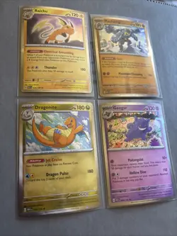 Pokemon TCG Sam's Club 151 4 Mini Tin Promos NM Sleeved And Top Loaded Cosmos - Image 1