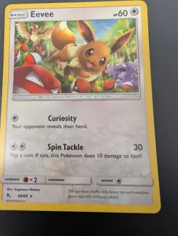 Eevee 48/68 - Hidden Fates - Pokemon TCG - Holo Rare - NM - Image 4