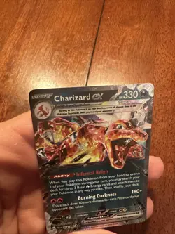 Pokemon TCG Paldean Fates Charizard ex 054/091 Double Rare - NM/M - Image 3