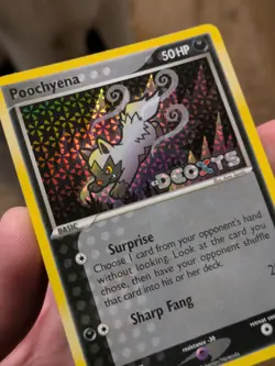 Pokemon TCG Poochyena EX Deoxys 70/107 Reverse Holo Common 2005 Nintendo - LP - Image 5