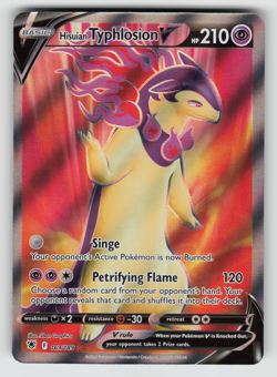 Hisuian Typhlosion V Pokemon Astral Radiance 169/189 Full Art Ultra Rare NM - Image 1