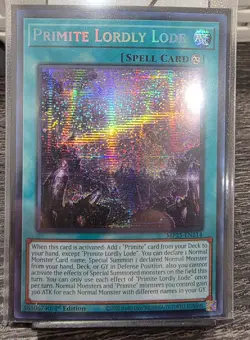 Yu-Gi-Oh! Primite Lordly Lode MP25-EN114 Secret Rare 1st Ed NM - Image 1