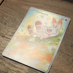 Scorbunny 225/217 IR NM Illustration Rare 2026 Pokemon Mega Ascended Heroes Card - Image 2