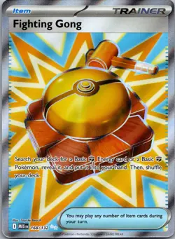 Fighting Gong 168/132 Ultra Rare ME01: Mega Evolution Pokemon Card NM - Image 1