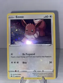 Eevee SWSH127 SWSH: Sword & Shield Promo Cards holo Promo NM - Image 1