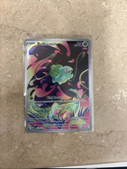 Pokemon Bulbasaur Holo Card 133/132 Me01: Mega Evolution NM Condition - Image 1