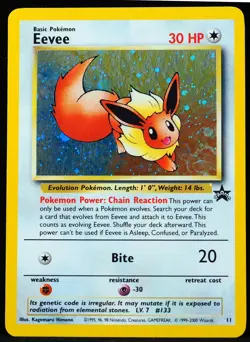 Eevee #11 Black Star Promo NM/M Pokemon Card - Image 4