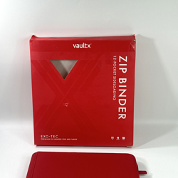 Vault X 12 Pocket RED Zip Premium Trading Card Binder 480 - Image 3