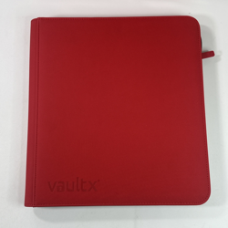Vault X 12 Pocket RED Zip Premium Trading Card Binder 480 - Image 4