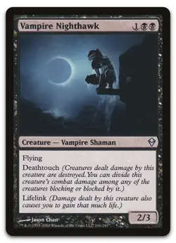 Vampire Nighthawk #116 (LP) Zendikar ZEN Magic MTG - Image 1